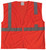 GENERIC U-Block Vest, Class2 Orange/Red, L 53YL10