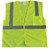 GENERIC U-Block Vest, Class2 Yellow/Grn, XL 53YL19