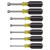 Klein Tools 631M Nut Driver Set, Magnetic Nut Drivers, 3-Inch Shaft, 7-Piece