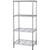 GENERIC Industrial Wire Shelving,H63,W24,Chrome 1ZTJ3