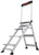 LITTLE GIANT Folding Step,375 lb. Ld Cap.,Aluminum 11904