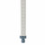 METRO Shelving Post,Poly,74-3/16" H,PK2 MX74P-2 M9995-8