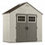 SUNCAST Outdr Storage Shed,100-1/2inWx52-3/4inD BMS8400
