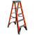 WERNER Stepladder,Fiberglass,4 ft. H,375 lb Cap 7404