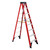 WERNER Stepladder,Fiberglass,8 ft. H,375 lb Cap 6308