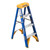 WERNER Stepladder,Fiberglass,4 ft. H,375 lb Cap OBEL04