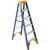 WERNER Stepladder,Fiberglass,6 ft. H,375 lb Cap OBCN06