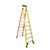 WERNER Stepladder,375 lb. Load Cap.,Fiberglass L7310