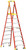 WERNER Podium Stepladder,8 ft,Fiberglass,300 lb PD6208-4C