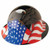 HONEYWELL FIBRE-METAL THERMOPLASTIC SUPERLETRIC HARD HAT W/3-R BLUE E1RW46A000