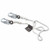 HONEYWELL MILLER 10'ROPE LANYARD W/2 LOCKING SNAP HOOKS 5/8" NYLO 201RLS-2-Z7/100FTW