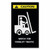 NOTRAX 194 SAFETY IS NO ACCIDENT VERTICAL 3X5 CHARCOAL 194SCW46BL