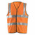 OCCUNOMIX L OCCULUX SLVLESS VEST:ORANGE LUX-SSFULLG-O3X