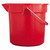 RUBBERMAID COMMERCIAL 20 GAL. BRUTE CONTAINERW/O LID DARK BLUE FG261400RED