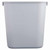 RUBBERMAID COMMERCIAL 28-1/8QT WASTEBASKET GRAY 14-3/8"X10- FG295500GRAY