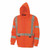 PIONEER 6924AU ORANGE FLEECE HOODIE V1060351U-2XL