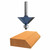Bosch 85298M 1-5/16 In. x 45° Carbide Tipped Chamfer Bit