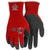 MCR SAFETY NINJA FLEX 15 GAUGE RED100% NYLON SHELL GRAY LA