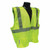 CLASS 2 MESH BREAKAWAY GRN XL