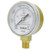2" DIAMETER DUAL SCALE GAUGE STEEL CASE 60PSI