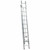 LOUISVILLE LADDER 21' MAX TWO SECTION EXTENSION LADDER