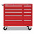 KENNEDY 39" 10-DRAWER INDUSTRIALDOUBLE-BANK ROLLER CAB.