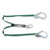 MSA 10191758 Ea Lanyard Lg.Snap Adj Twin 6' Ansi