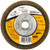 CARBORUNDUM SURFACE FINISH WHEELS-DEP CTR 4-1/2X5/8-11 FINE