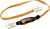 HONEYWELL MILLER 6' WEB LANYARD W/SHOCK ABSORBER PACK