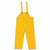 MCR SAFETY CLASSIC .35MM PVC/POLY BIB OVERALL NO FLY YELLOW