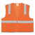 MCR SAFETY LUMINATOR CLASS II FLUORESCENT OR 100% POLY VEST