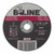 B-LINE ABRASIVES 3 X 1/8 B-LINE T1 CUTTING WHEEL A30T 3/8 A.H.