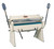 BAILEIGH BA9-1000417 Bb-4814; Manually Operated Box And Pan (Finger) Brake, 4' Length, 14 Gauge Mild Steel Capacity