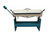 BAILEIGH BA9-1004650 Hb-4816E; Manually Operated Hand (Straight) Brake, 4' Length,16 Gauge Mild Steel Capacity, Includes Stand
