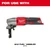 Milwaukee 49-72-0152 M12 FUEL 16 ga Nibbler Die Holder Extension