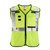 Milwaukee 48-73-5214 AR/FR Cat. 1 Class 2 Breakaway High Visibility Yellow Mesh Safety Vest - 4XL/5XL (ANSI/CSA)
