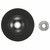 Bosch MG0500 5 In. Angle Grinder Accessory Rubber Backing Pad with Lock Nut