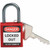 BRADY COMPACT SAFETY PADLOCK RED