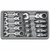 GEARWRENCH 10PC METRIC STUBBY FLEXRATCHETING WRENCH