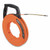 Klein Tools 56380 Multi-Groove Fiberglass Fish Tape with Spiral Steel Leader, 100-Foot