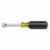 Klein Tools 630-7/16 7/16-Inch Hollow Nut Driver, 3-Inch, Cushion-Grip