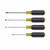 Klein Tools 85484 Screwdriver Set, Mini Slotted and Phillips, 4-Piece
