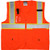 MCR SAFETY CLASS 2  SURVEYOR  FL ORAN SILV/LIM