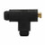 COOPER INTERCONNECT T CONNECTOR BLK M/M/F