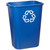 RUBBERMAID COMMERCIAL LARGE DESKSIDE RECYCLINGCONTAINER