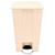 RUBBERMAID COMMERCIAL 23-GAL. MOBILE STEP-ON CONTAINER BEIGE