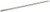 L.S. STARRETT 386-24 24" STEEL STRAIGHT BEVELED EDGE