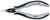 Knipex Electronics Pliers-Half Round Tips, Cross-Hatched, ESD Handles 3452130ESD