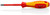 Knipex Square Drive Screwdriver, 3 1/8"-1000V Insulated, R1 981201