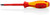 Knipex Square Drive Screwdriver, 4"-1000V Insulated, R2 981202